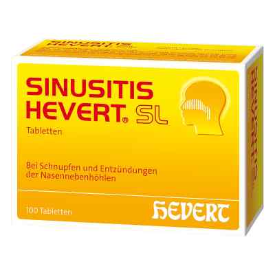 Sinusitis Hevert Sl Tabletten 100 stk von Hevert Arzneimittel GmbH & Co. PZN 02785005