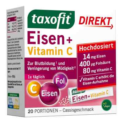 Taxofit Eisen+folsäure Direkt-granulat 20 stk von MCM KLOSTERFRAU Vertr. GmbH PZN 14136743