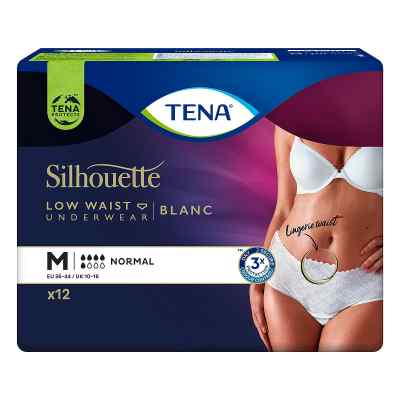Tena Silhouette Normal 1xunterw.hüfthoch M blanc 12 stk von Essity Germany GmbH PZN 15236429