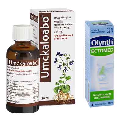 Umckaloabo + Olynth Ectomed Nasenspray 1 Pck von Dr.Willmar Schwabe GmbH & Co.K PZN 08100067