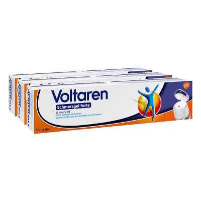 Voltaren Schmerzgel forte 23,2 mg/g 3x180 g von GlaxoSmithKline Consumer Healt PZN 08100761