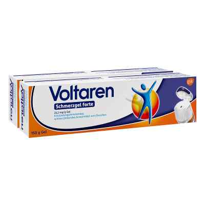 Voltaren Schmerzgel forte 23,2mgg 2x150 g von GlaxoSmithKline Consumer Healt PZN 08100765