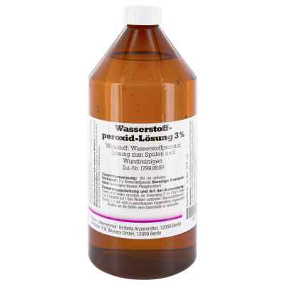Wasserstoffperoxid Lösung 3% 1000 ml von P.W. Beyvers GmbH PZN 04652521