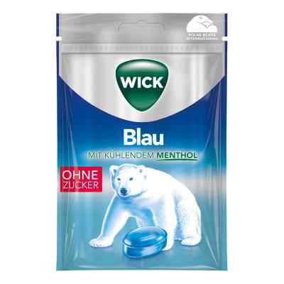 Wick Blau Menthol Bonbons ohne Zucker Beutel 72 g von DALLMANN & Co. Fabr.pharm.Präp PZN 12595323
