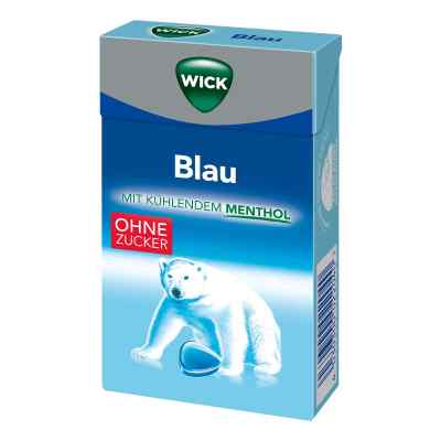 Wick Blau Menthol Bonbons ohne Zucker  Clickbox 46 g von DALLMANN & Co. Fabr.pharm.Präp PZN 12595346