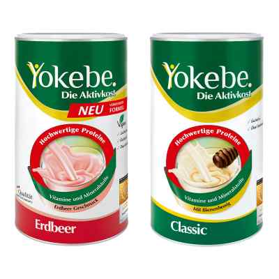 Yokebe Classic & Erdbeer Starterpaket 1 Pck von Naturwohl Pharma GmbH PZN 08100372