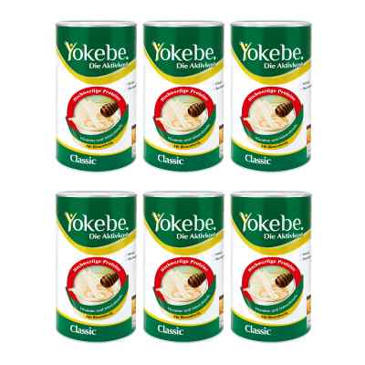 Yokebe Classic Nf Pulver 6x480 g von Naturwohl Pharma GmbH PZN 08130260