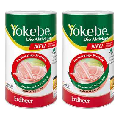 Yokebe Erdbeer Pulver 2X500 g von Naturwohl Pharma GmbH PZN 08100450