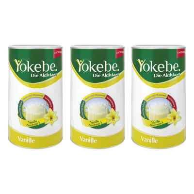 Yokebe Lactosefrei Vanille Pulver 3x500 g von Naturwohl Pharma GmbH PZN 08130257