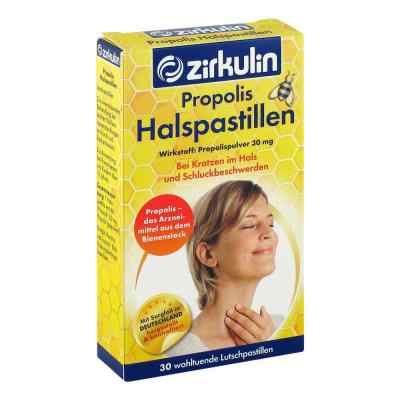 Zirkulin Propolis Halspastillen 30 stk von DISTRICON Vertriebsgesellschaf PZN 00523198
