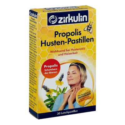 Zirkulin Propolis Husten-pastillen 30 stk von DISTRICON Vertriebsgesellschaf PZN 13198239